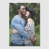 Forest Fun Foto Hochzeit speichern Sie das Datum Magneteinladung (Vorderseite)