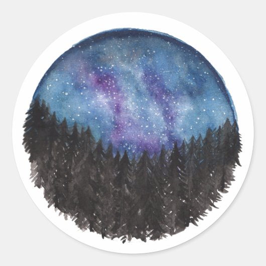 Forest Galaxy Stickers (Vorderseite)
