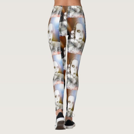Forest Ghost Self Portrait Leggings (Rückseite)