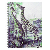 Forest Giraffe Notizblock (Vorderseite)