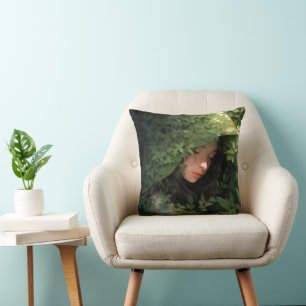 Forest Girl Anime Kissen