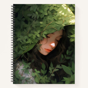 Forest Girl Anime Notizblock
