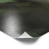 Forest Girl Anime Woman Fotodruck (Ecke)