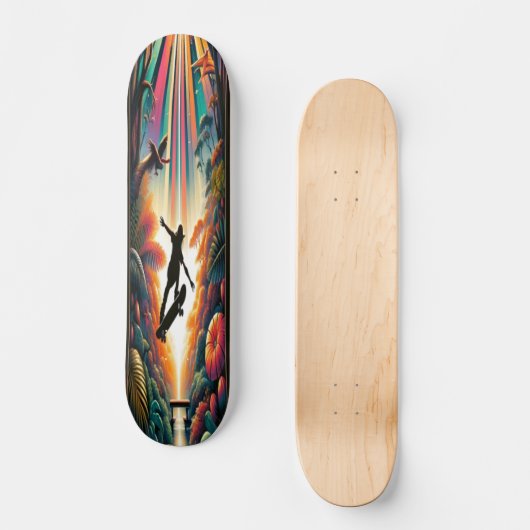 "Forest Glide" Skateboard (Vorderseite)