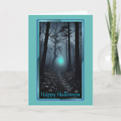 Forest Glow Halloween Card Karte (Vorderseite)