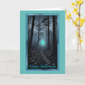 Forest Glow Halloween Card Karte (Gelbe Blume)
