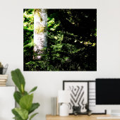 Forest Glow Poster Print (Heimbüro)