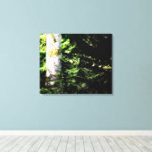Forest Glow Stretch Canvas Print Leinwanddruck (Insitu (Holzboden))