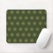 Forest | Golden Zinnia Flower Medallions Mousepad (Mit Mouse)