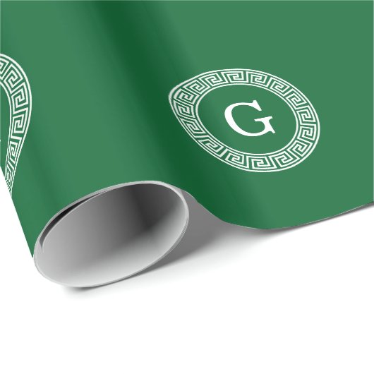 Forest Gr Welch griechischer Schlüsselrahmen erste Geschenkpapier (Rolleneckpunkt)