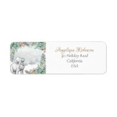 Forest Gray Bars Woodland Bäume Weihnachten (Vorne)