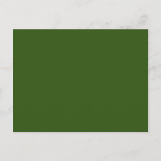 Forest Green #325513, Cactus Ankündigungspostkarte (Vorderseite)