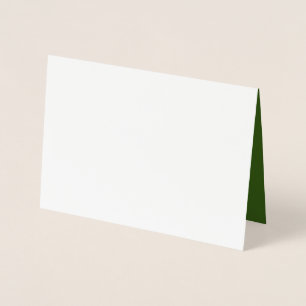 Forest Green #325513, Cactus Folienkarte
