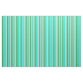 Forest Green, Aqua und Light Cyan Colored Lines Stoff (Fat Quarter (45,7 x 55,9 cm))