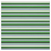 Forest Green, Beige, Slate Blue, Green & Black Stoff (Muster)