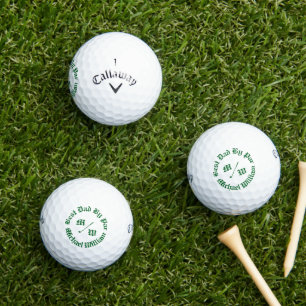 Forest Green Best Vater Par Vatertag Golf Golfball