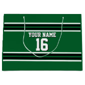 Forest Green Black Team Jersey Name Große Geschenktüte (Vorderseite)