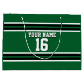 Forest Green Black Team Jersey Name Große Geschenktüte (Rückseite)