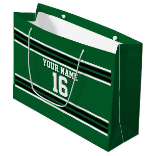 Forest Green Black Team Jersey Name Große Geschenktüte