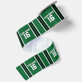Forest Green Black Team Jersey Name Satinband (Rückseite)