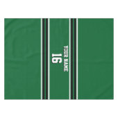 Forest Green Black Team Jersey Name Tischdecke (Vorderseite (Horizontal))
