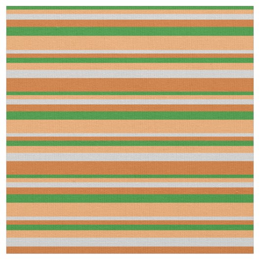 Forest Green, Brown, Light Gray und Schokolade Stoff (Nahaufnahme)