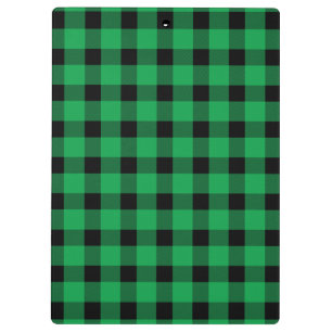 Forest Green Buffalo Country Lumberjack Kariert Klemmbrett