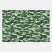 Forest Green Camouflage Geschenkpapier Set (Vorderseite 3)