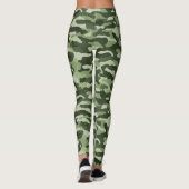 Forest Green Camouflage Leggings (Rückseite)