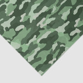 Forest Green Camouflage Seidenpapier (Ausschnitt)