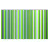 Forest Green, Chartreuse, Black, Sky Blue & White Stoff (Fat Quarter (45,7 x 55,9 cm))