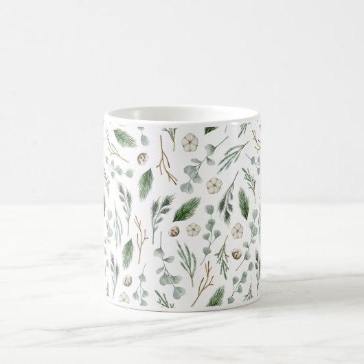 Forest Green Christmas Tasse (Mittel)