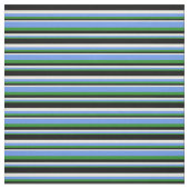 Forest Green, Cornfllower Blue, Beige & Black Stoff (Muster)