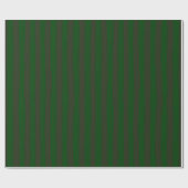 Forest Green & Dark Green Wonky Stripes Geschenkpapier (Flach)