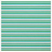 Forest Green, Dark Türkis und Hellgrau Stoff (Muster)