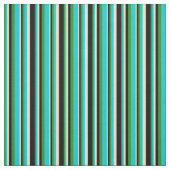 Forest Green, Dark Turquoise, Tan und Black Stoff (Muster)