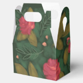 Forest Green Floral Fevor Box Geschenkschachtel (Geöffnet)