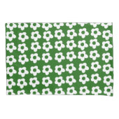 Forest Green Floral Pillow Case Kissenbezug (Vorderseite)