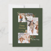 Forest Green Foto Collage Weihnachten (Vorderseite)