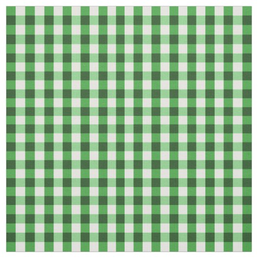 Forest Green-Gingham-Muster Stoff (Muster)
