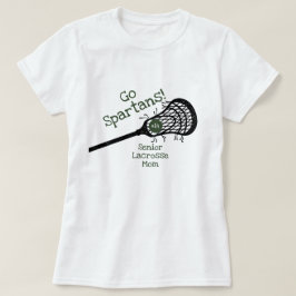 Forest Green Go Team Lacrosse Mama T-Shirt