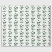 Forest Green Hunter Raptor Geschenkpapier (Flach)