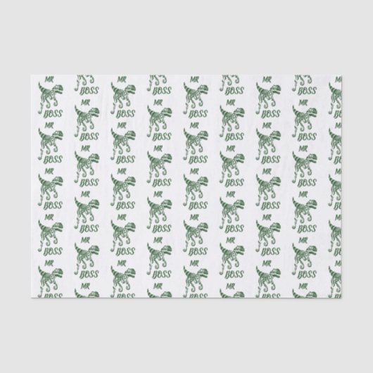 Forest Green Hunter Raptor Seidenpapier (Vorderseite)