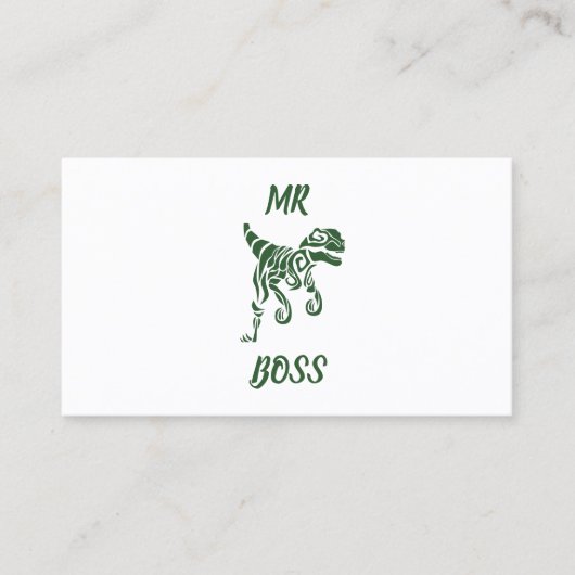 Forest Green Hunter Raptor Visitenkarte (Vorderseite)