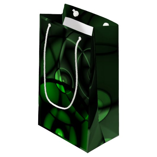 Forest Green Kleine Geschenktüte (Vorderseite Schrägansicht)