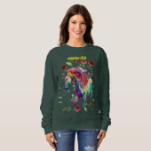 (Forest Green) Mama Unicorn Sweatshirt (Vorne ganz)