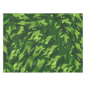 Forest Green Military Camouflage Muster Tischdecke (Vorderseite (Horizontal))