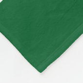 Forest Green mit Orange White Stripes Team Jersey Fleecedecke (Ecke)