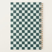 Forest green moss checkerboard pattern planer (Rückseite)