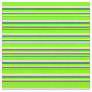 Forest Green, Pale Goldenrod und Chartreuse Stoff